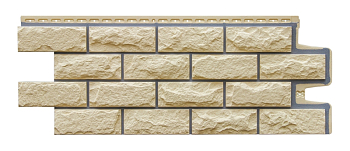 Панель фасадная GL "Колотый камень ПРЕМИУМ" шампань RAL 7004 1134 мм*392 мм РАСПРОДАЖА