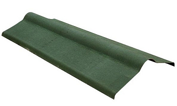Конек  для ондулина зеленый 1000х250х250 мм Конек  для ондулина зеленый 1000х250х250 мм
