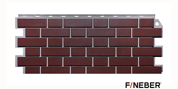 Панель фасадная "Кирпич KLINKER " жженый FineBer (1126(1045)х474(440) мм)(12 шт/упак)