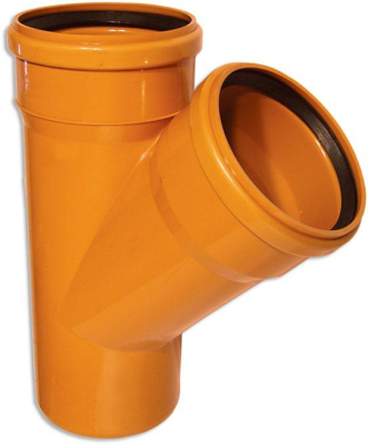 Тройник 160х160х45 (наружняя канализация)