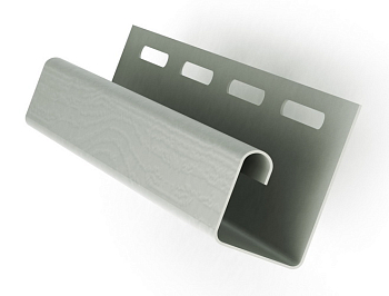 J-профиль серый 3,00м Гранд Лайн (51 шт.уп)