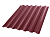 Лист профилированный бордо С 21 2000х1050 мм ПЭ-3005 0,4 мм 2,1 м2