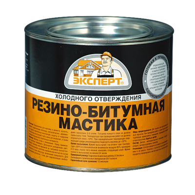 Мастика резино-битумная 1,8 кг Эксперт