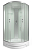 Душ кабина Erlit 100*100 *226  арт.ER351026-C3-RUS матовое/стекло средний  поддон 26 см  тропич душ, ручной душ,  NEW