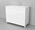 Тумба напольная Klaufs 100.2Y.NEW (белый) tnKLA.100.2Y.NEW-616.216+ Раковина Paola Mari MAR.100-81 АКЦИЯ