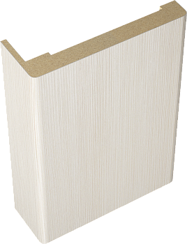 Дверной наличник экошпон телескопический Дуб белый 70х25х2200 VELLDORIS