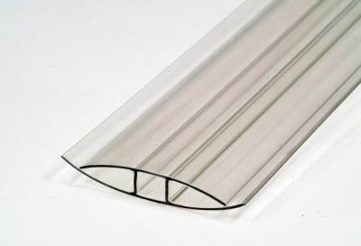 Профиль соединительный Н  4-6 мм L= 6 м прозрачный