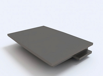 Заглушка для чугунных решеток (чёрная)