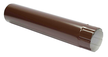 Труба круглая ф90 2000 мм ПЭ (Ral 8017 коричневый) ЭКО