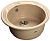 Мойка мрамор GranFest Rondo GF-R-520 D=520 мм Песочный 