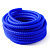 Труба гофрированная защитная 20/18 для труб диаметром 16.мм СИНЯЯ (бухта 50 м)
