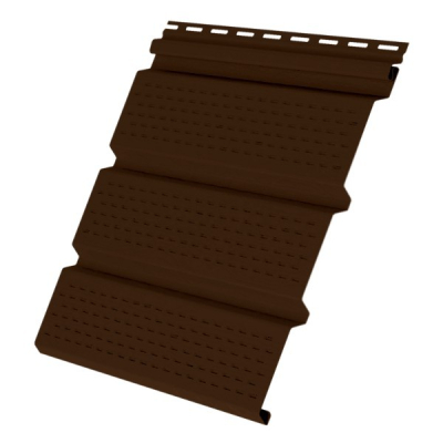 Соффит три доски с полной перфорацией (0,305 х 3,00) коричневый Гранд Лайн (22 шт.уп)