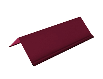 Планка конька с каплей бордо 150х150х2000 мм ПЭ-3005