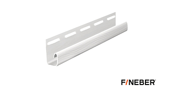 J-профиль белый 3,00 м FineBer (40 шт.уп)