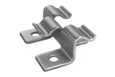 Кляймер металлич. для терраcной доски.