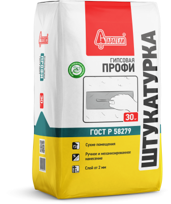 Штукатурка гипсовая ПРОФИ  30кг Старатели