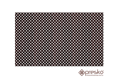 Перфорированный лист (экран) ХДФ Глория венге 600*1200 мм