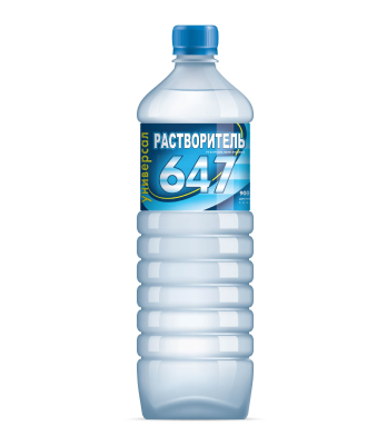 Растворитель 647 Универсал 0,9л ПЭТ (18) Синтез