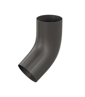Колено трубы 55 ф90мм ПЭ (Ral 7024 графит) ЭКО