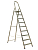 Стремянка  9 ступеней стальная высота площадки 1870мм M8409