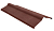 Конек для ондулина коричневый 1000х250х250 мм