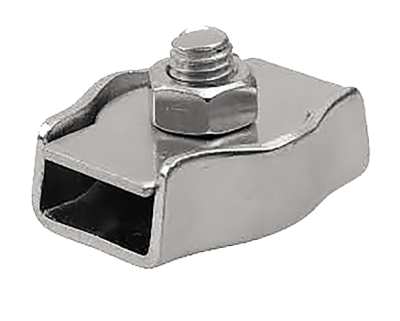 Соединитель троса одинарный 8мм (4х75), шт