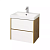 Тумба-умывальник Aquaton Сканди 70 Белый/Дуб Рустикальный 1A251801SDZ90+ умывальник "Адриана-70" 1WH501628