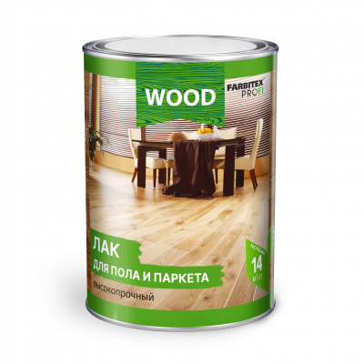 Лак алкидный для пола и паркета 0,9 кг FARBITEX ПРОФИ WOOD