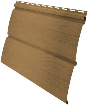 Сайдинг Блок-Хаус Карельский (0,244 х 3,00) S=0.732 м2 карамельный Гранд Лайн Америка (22 шт.уп)