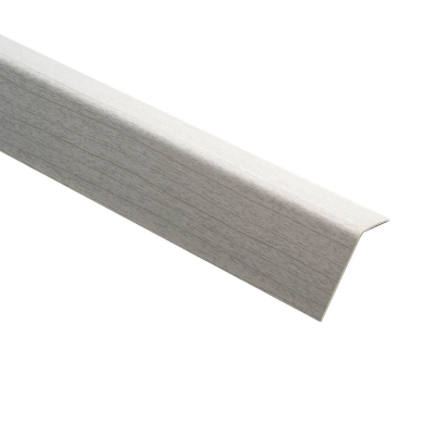 Угол ПВХ Ясень серый 20*20 мм текстурированный L=2,7 м