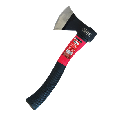 Топор 1600 г, кованый, стеклопласт. обрезин. топорище, 056-1600, 