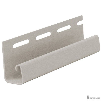 J-профиль к фасадной панели белый FineBer 3,0 м (40 шт/упак)