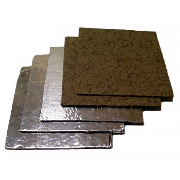 Картон базальтовый 1250*600*10 фольгированный (20шт в уп), лист