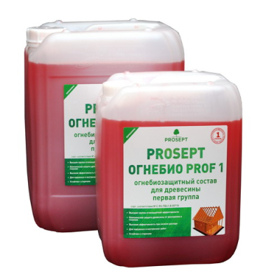 Огнебиозащитный состав 5 л ( 6 кг ) ПРОСЕПТ ОГНЕБИО PROFF-1