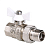 Кран шаровой американка VALTEC  BASE 3/4" бабочка БЕЛАЯ, VT.227.NW.05