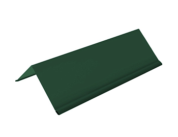 Планка конька с каплей зеленый 150х150х2000 мм ПЭ-6005