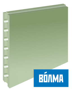  Плита гипс пазогребневая влагостойкая 667*500*80 пустот (30 шт на поддоне) ВОЛМА